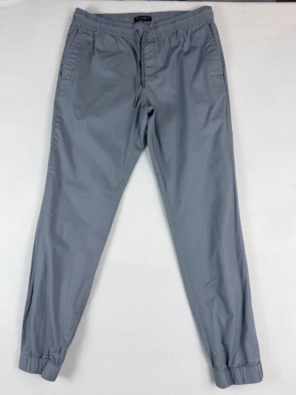 Banana Republic Aiden Pant Jogger Men’s 33x32 Gray Drawstring Cotton Pants